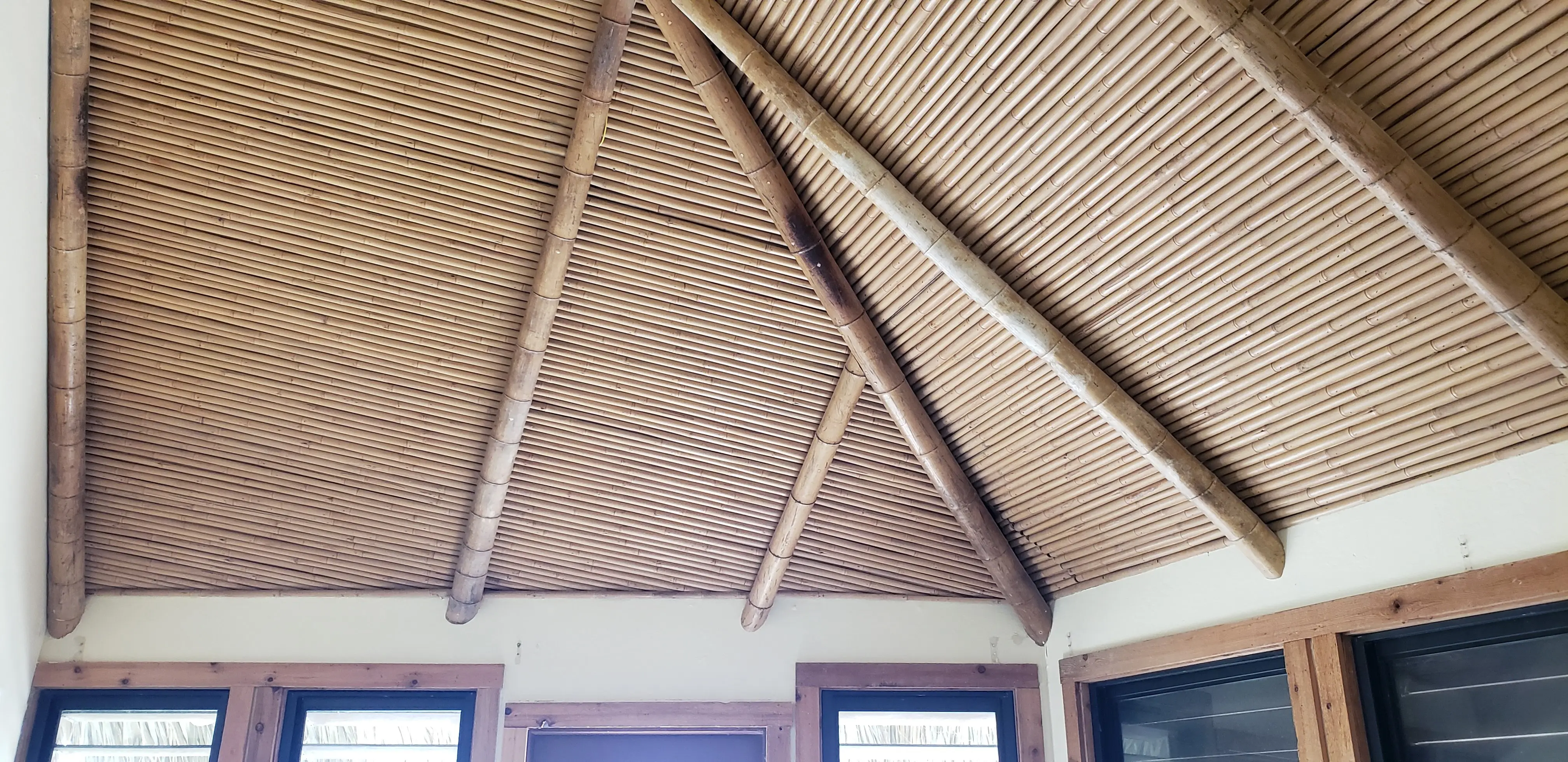 solid bamboo ceiling