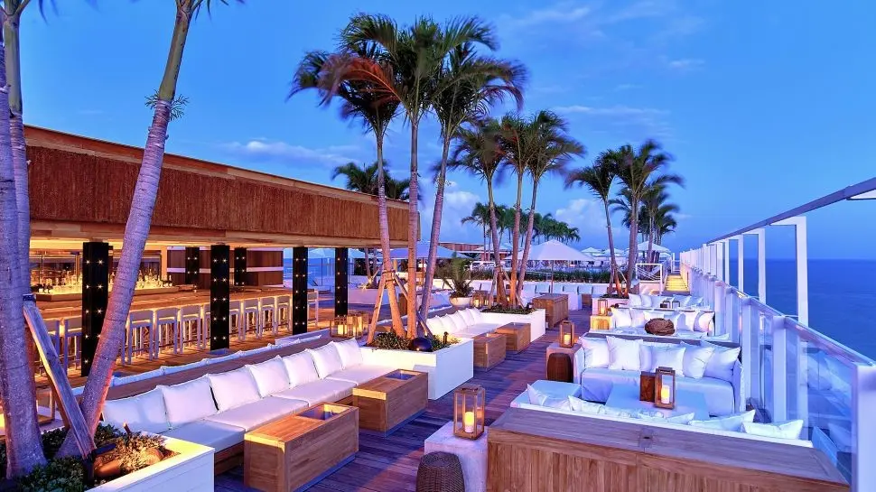 african thatch features in outdoor seating area