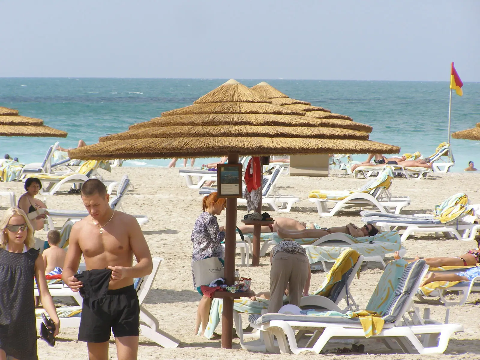 natural african reed beach umbrellas
