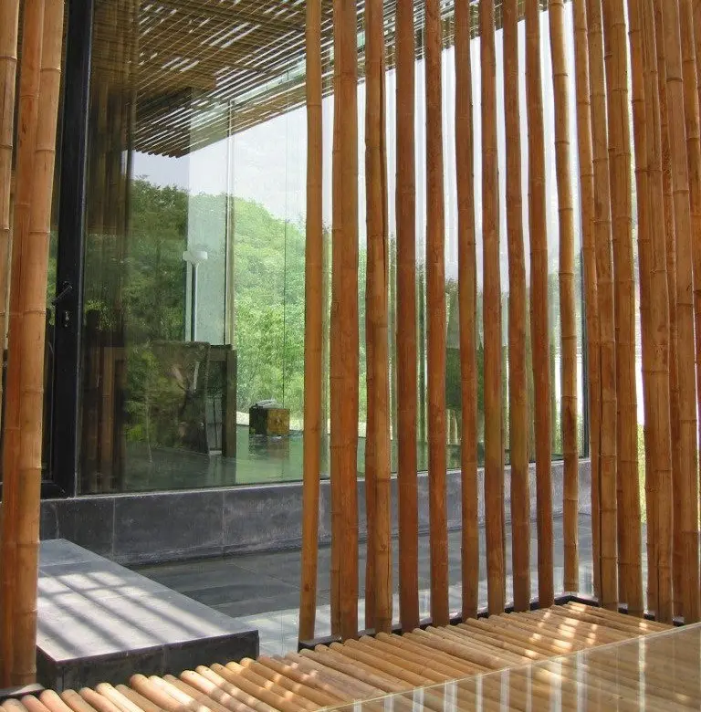solid bamboo outdoor
